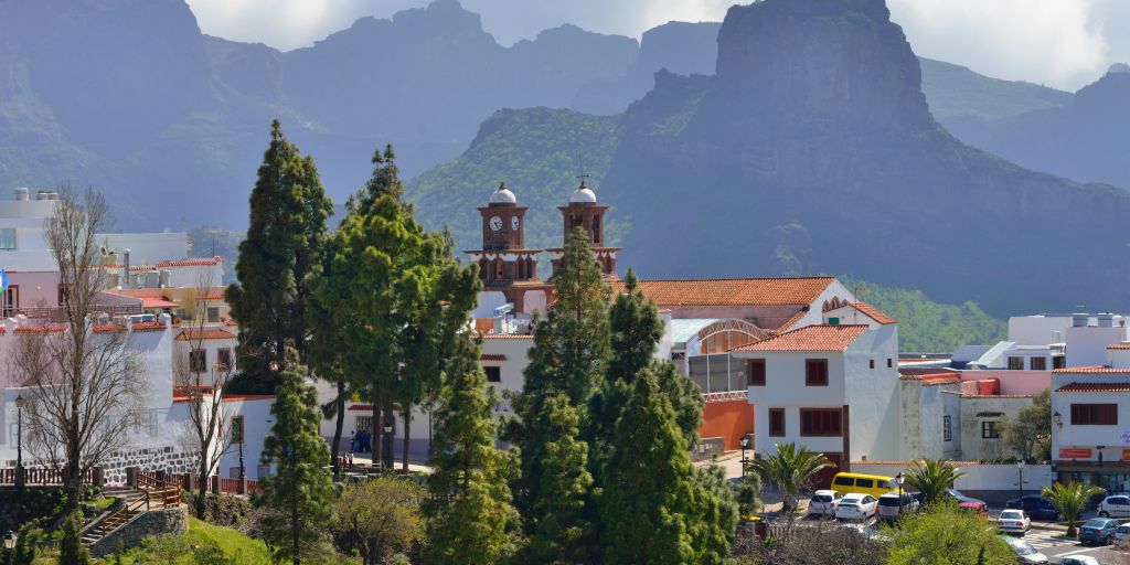 Stadt Artenara auf Gran Canaria